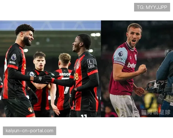 西汉姆联与伯恩茅斯互交白卷 铁锤帮仍处降级区之内